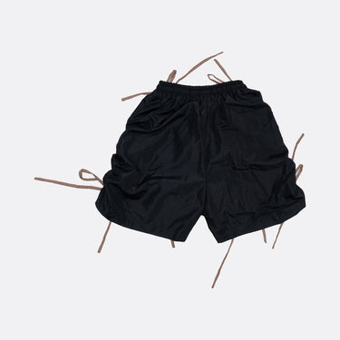 SUCATTA - CARL RUCHED SHORTS IN BLACK