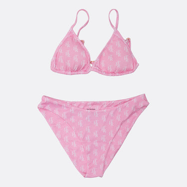 FTR - MONOGRAM TRIANGLE BIKINI - PINK