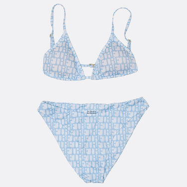 FTR - MONOGRAM TRIANGLE BIKINI - FROST