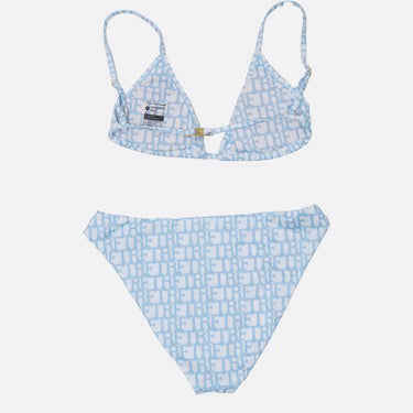 FTR - MONOGRAM TRIANGLE BIKINI - FROST