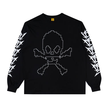 BURU STUDIO - Pixel Skull Longsleeve Black