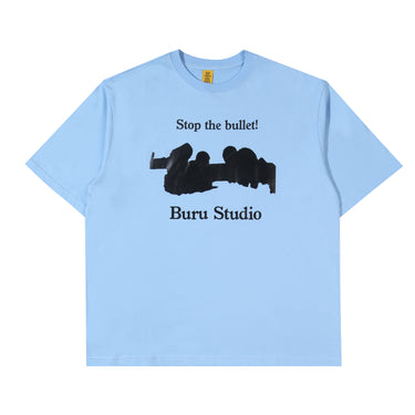 BURU STUDIO - Stop the Bullet T-Shirt Blue