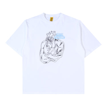 BURU STUDIO - Muscle Bulldog T-Shirt – White