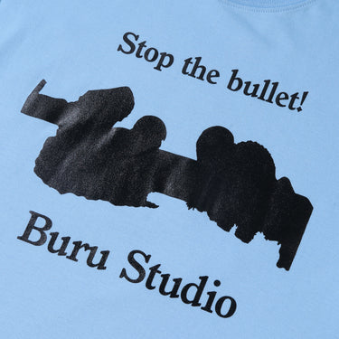 BURU STUDIO - Stop the Bullet T-Shirt Blue