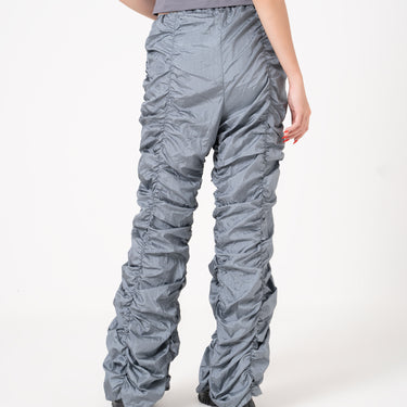 SUCATTA - Y2K RUCHED CARGO PANTS IN GREY