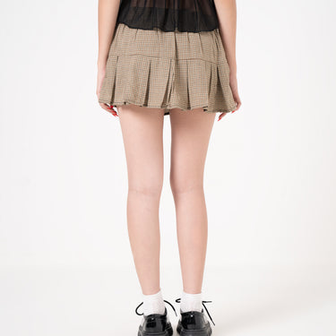 CULT SURI - FLEUR MICRO SKORT PLAID