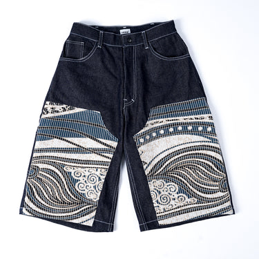 NAWA - DENIM BLUE BATIK JORTS