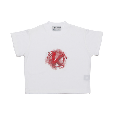 KINE - WHITE DRAGON BABY TEE