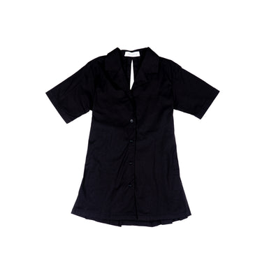 ISOOS STUDIOS - HARPER SHIRT DRESS BLACK