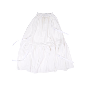 ISOOS STUDIOS - VIVIENNE MAXI SKIRT - WHITE