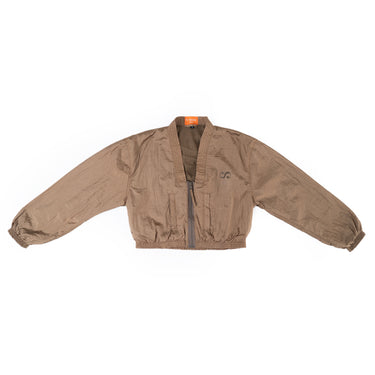 FOR SUMMER SPORTS - Brown Crop Kimono Jacket