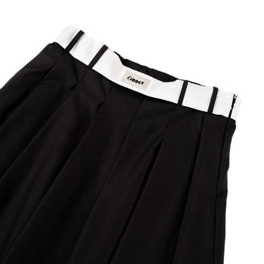 ODDLY - BELINDA LOW RISE MIDI SKIRT - DARK GREY