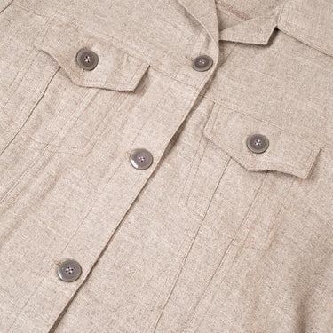 KNEW KULTURE - KULT LINEN JACKET - BEIGE