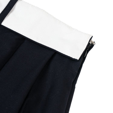 ODDLY - Brenda Layered Skort - BLUE BLACK