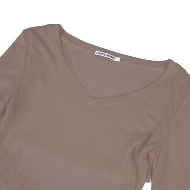 LOLICA STUDIO - GRACE TOP - BROWN