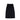 ANNOUNCE WEAR - DOUBLE SPLIT SKIRT - BLACK