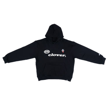 99 CLOVER - FEELING LUCKY OVERSIZED BLACK HOODIE