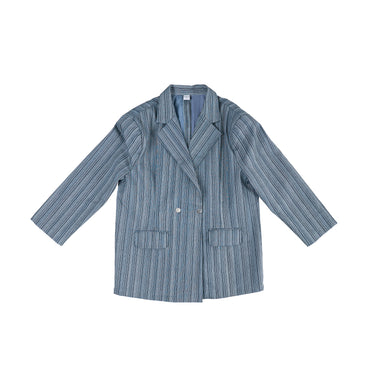 REISE - ISAAC OVERSIZED BLAZER - DENIM STRIPES