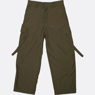 HAVOC - TENZ ARMY GREEN NYLON PARACHUTE CARGO BALOON PANTS