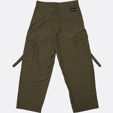 HAVOC - TENZ ARMY GREEN NYLON PARACHUTE CARGO BALOON PANTS