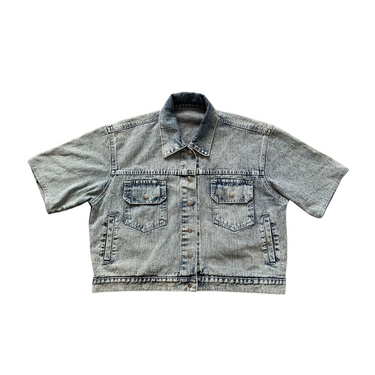 AUCTUS - MAVE DENIM TOP