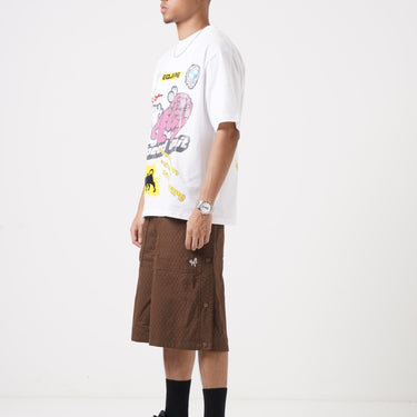 BURU STUDIO - FAST LANE T-SHIRT WHITE