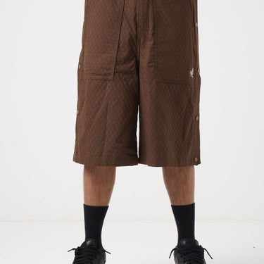 NAWA - SNAP JORTS (BROWN)