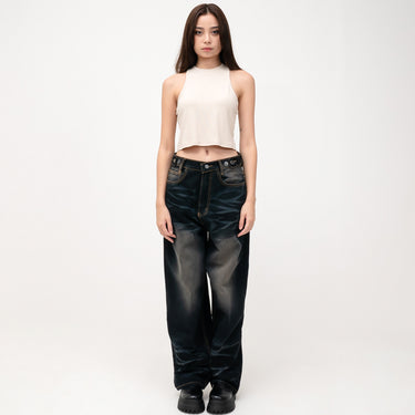 CATHA - BLACK LINE UP WASHED JEANS