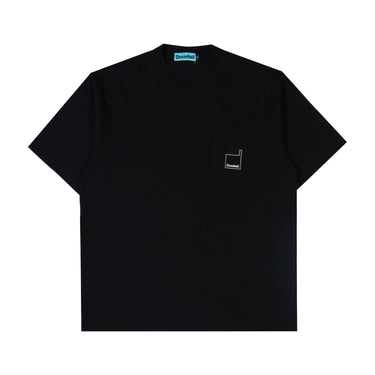 DOVETAIL - Core Logo Small Pocket T-shirt - Black